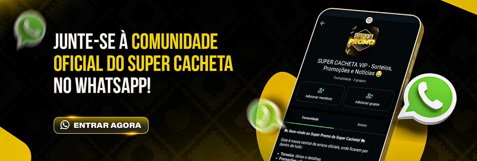 banner slider comunidade - Super Cacheta